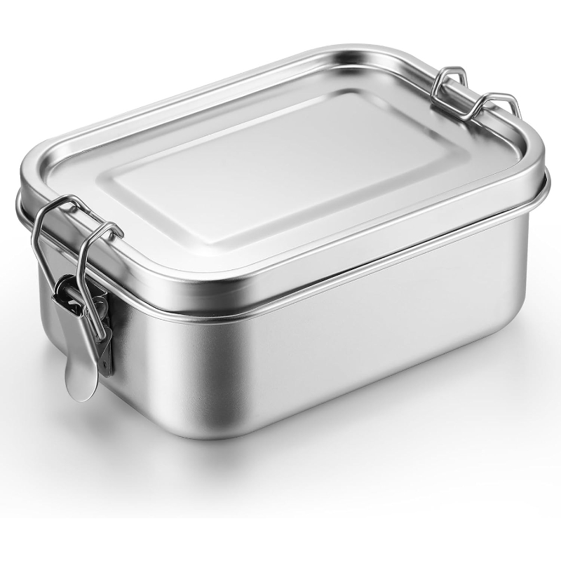 Meal Prep Lunch Boxes - Recipientes de Acero Inoxidable para Almacenamiento