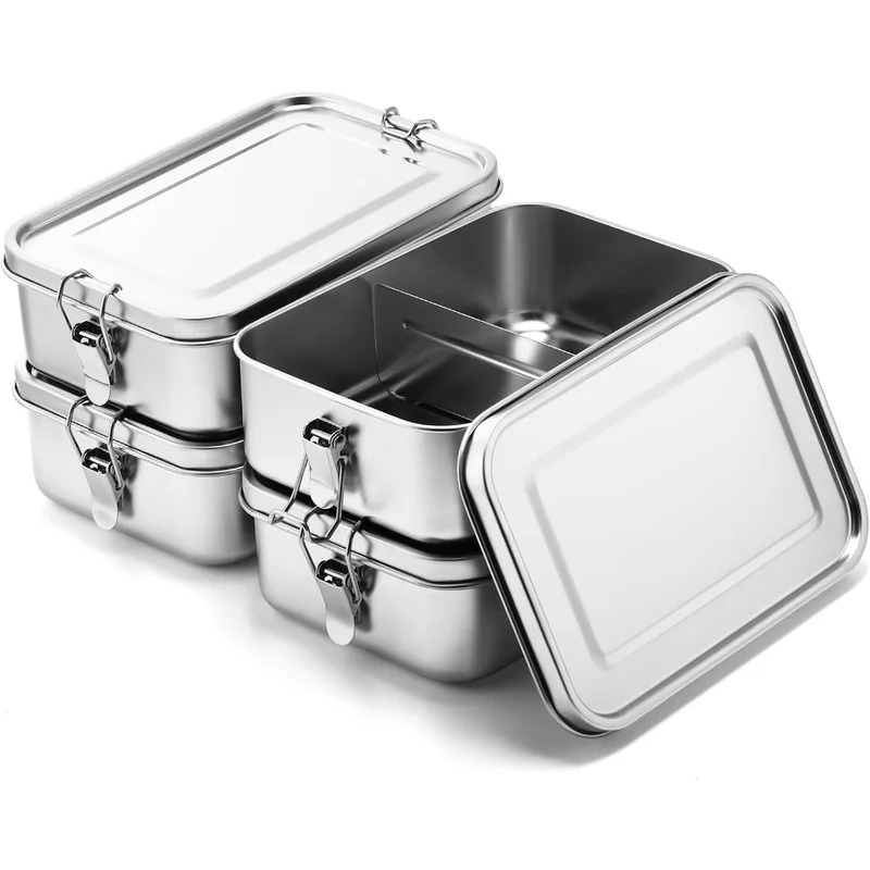 Meal Prep Lunch Boxes - Lonchera de Acero Inoxidable 304 de