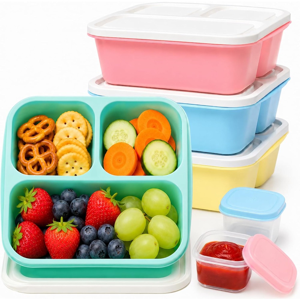 Meal Prep For Office - Contenedores de comida Bento de 3