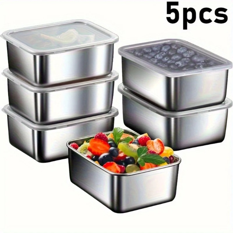 Meal Prep For Office - Juego de 5 Recipientes de Almacenamiento
