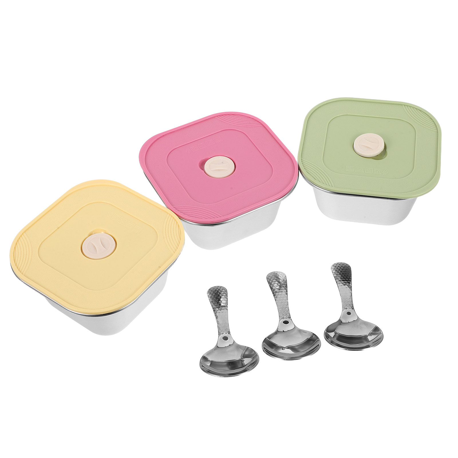 Juego de 3 Recipientes para Sn - Meal Prep Lunch Boxes reseña y precio