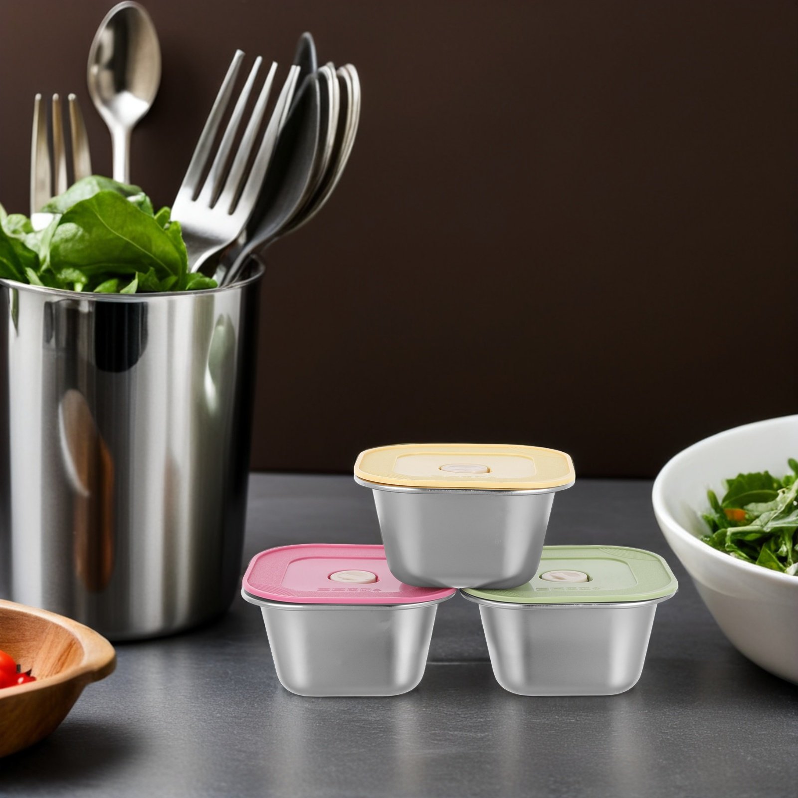 Juego de 3 Recipientes para Sn - Meal Prep Lunch Boxes reseña y precio