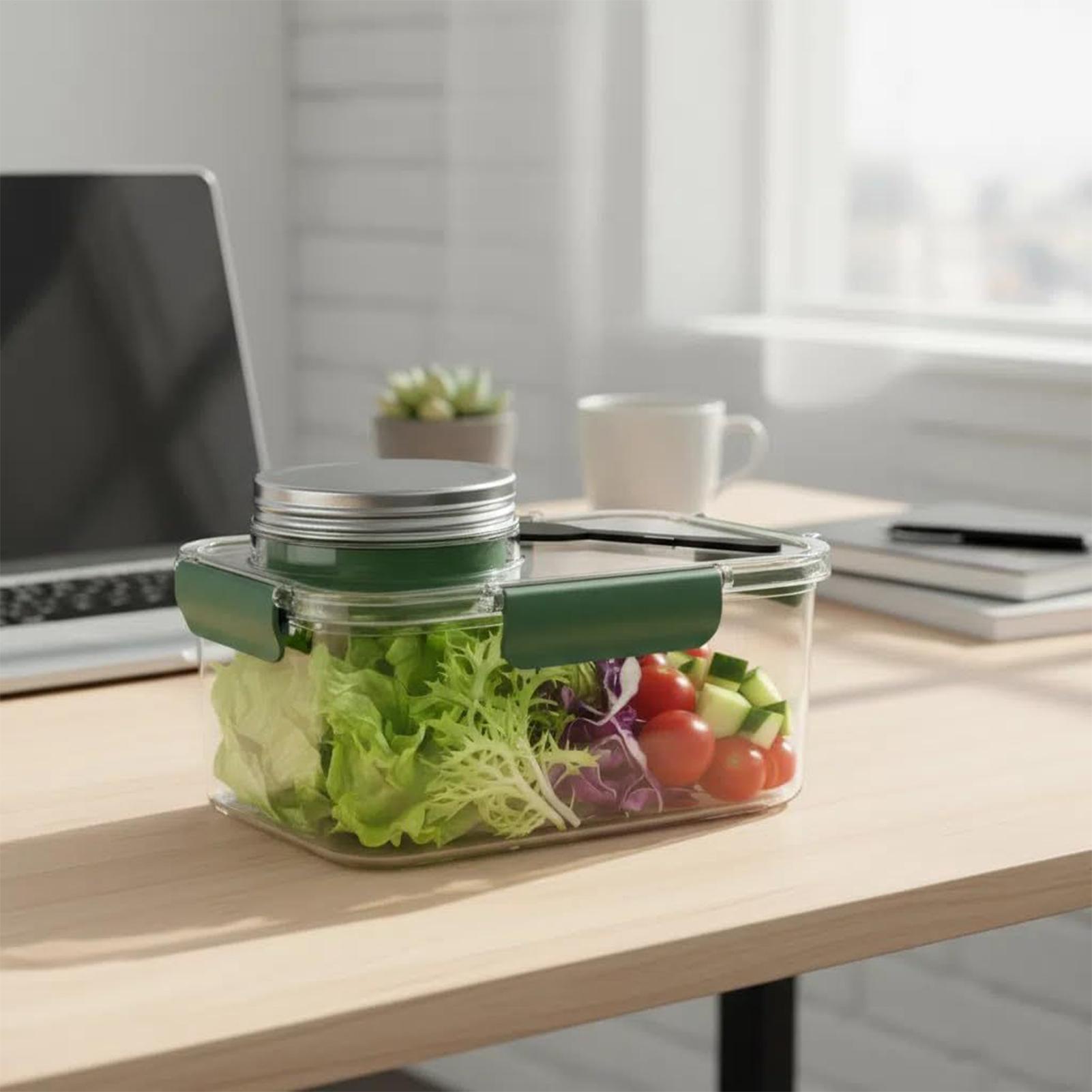 Contenedor para Ensaladas de 2 - Meal Prep For Office reseña y precio