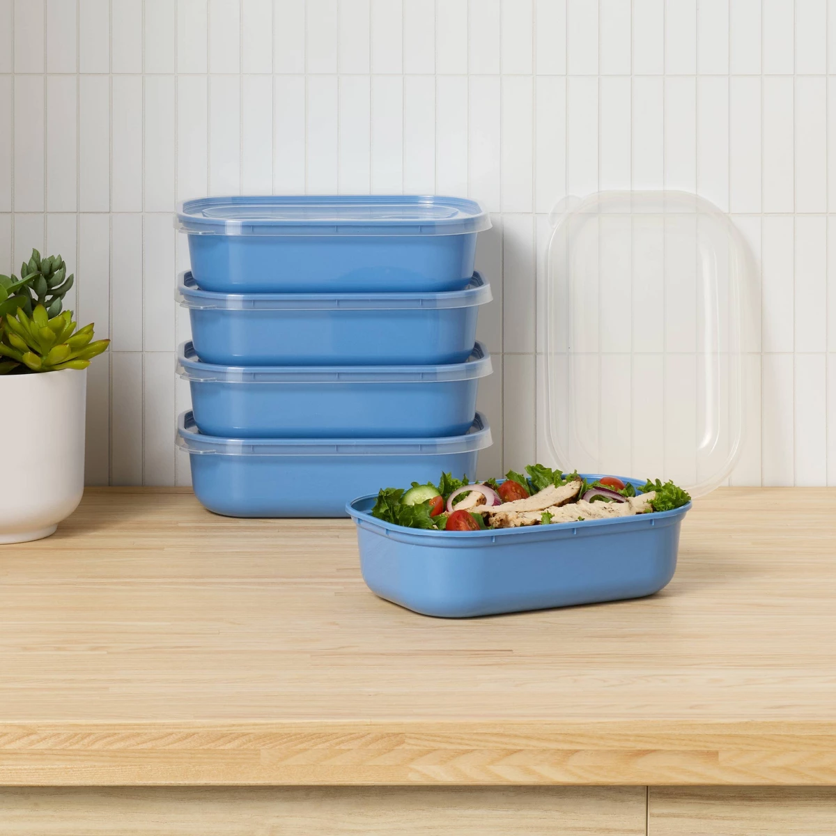 Juego de 10 Recipientes de Plá - Meal Prep Lunch Boxes reseña y precio