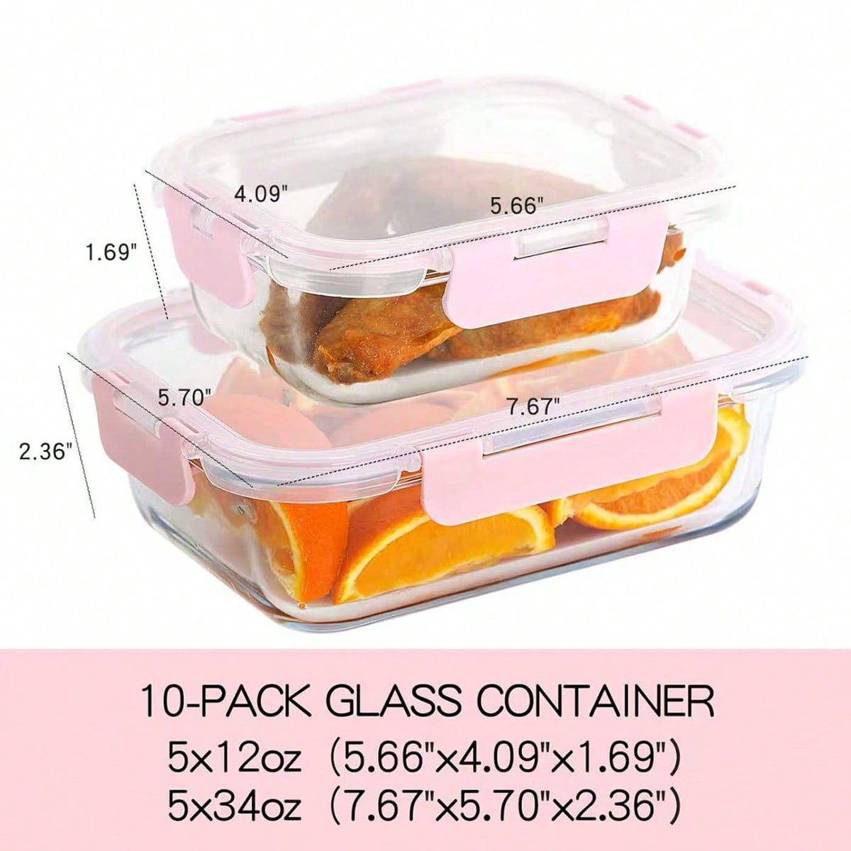 Paquete de 10 recipientes de v - Meal Prep Lunch Boxes reseña y precio