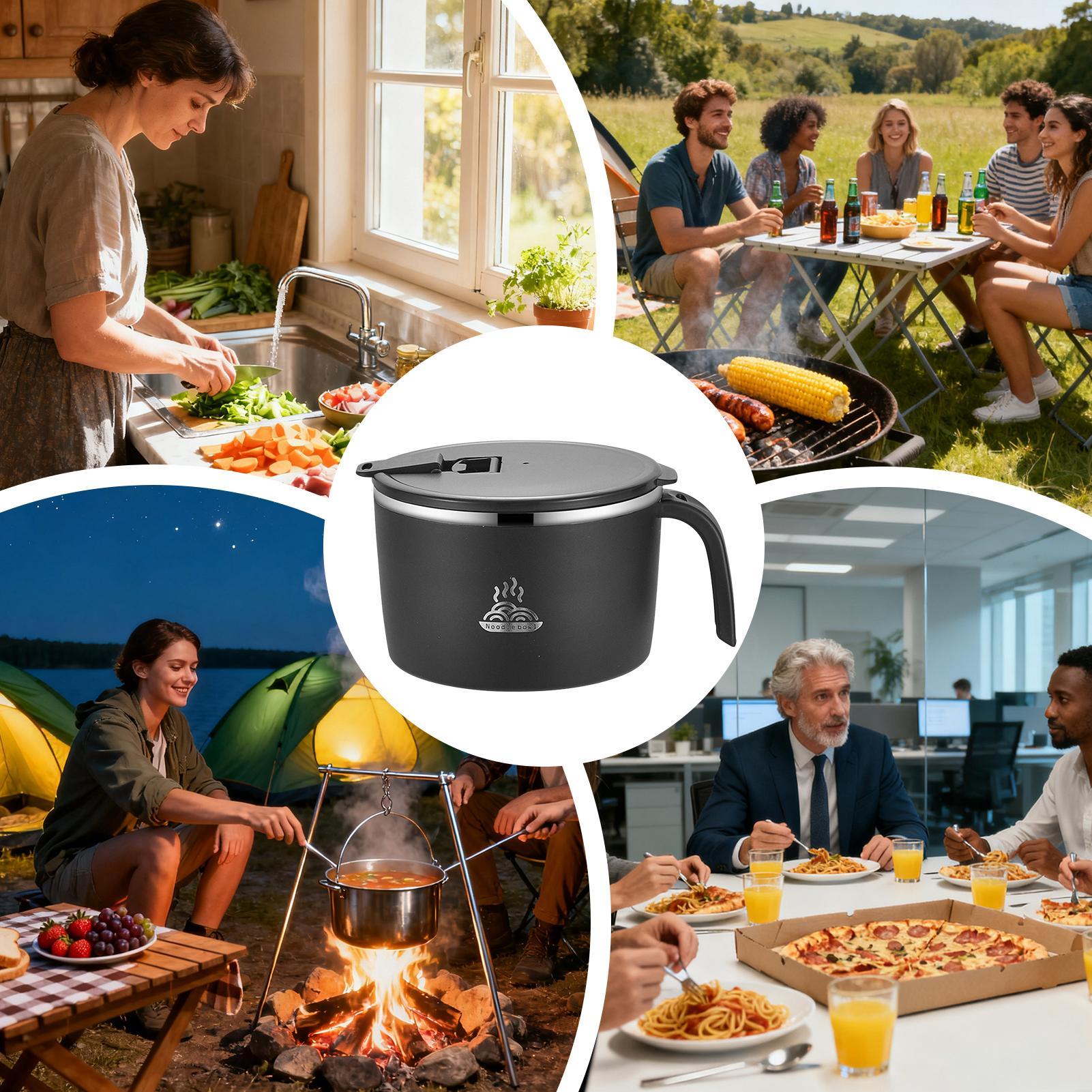 Tazones para sopa con tapas, r - Meal Prep For Office reseña y precio