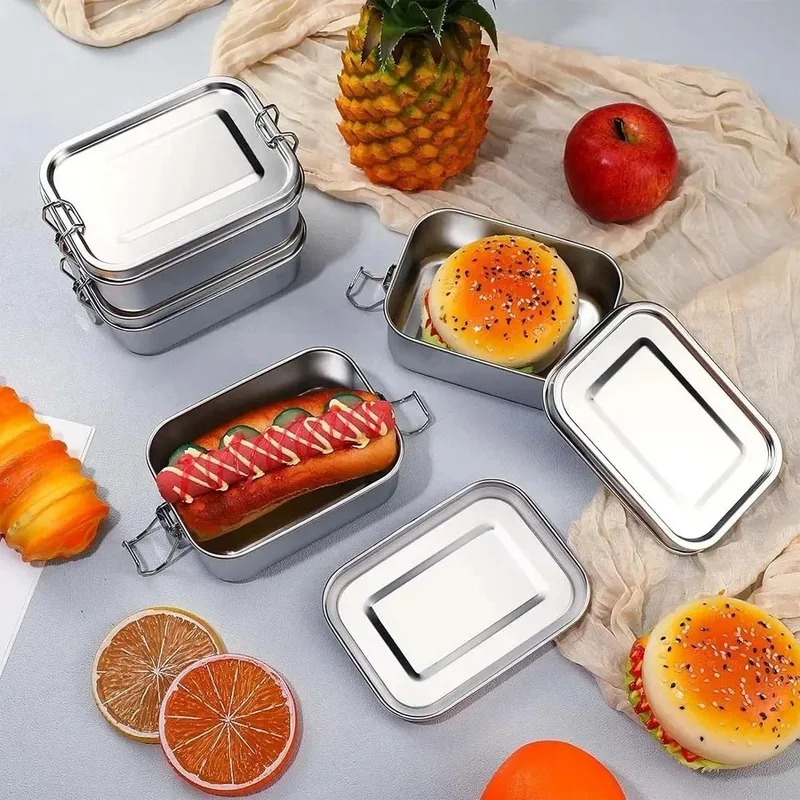 Lonchera de Acero Inoxidable 3 - Meal Prep Lunch Boxes reseña y precio