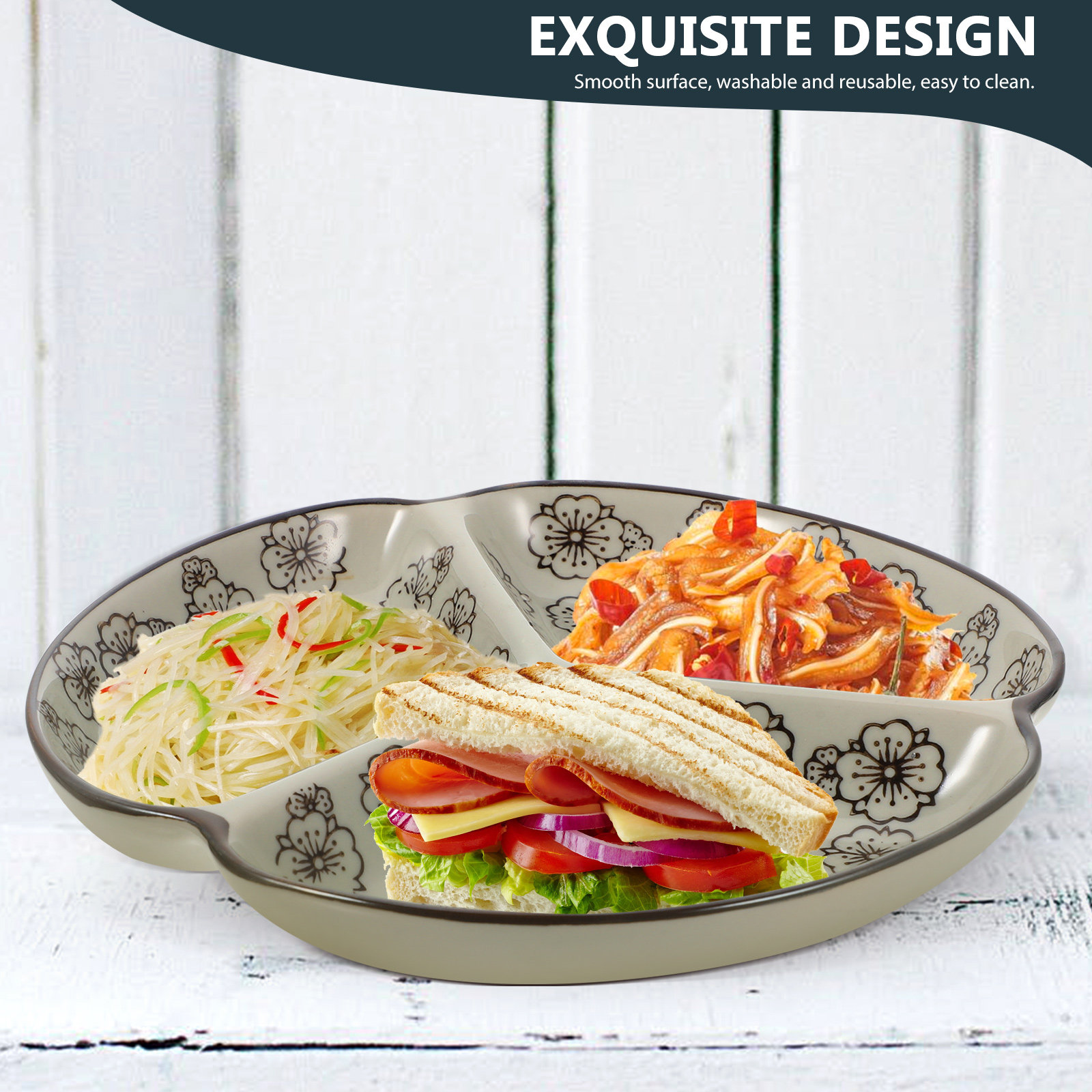 Plato de Cena Dividido en 3 Se - Meal Prep Diet reseña y precio