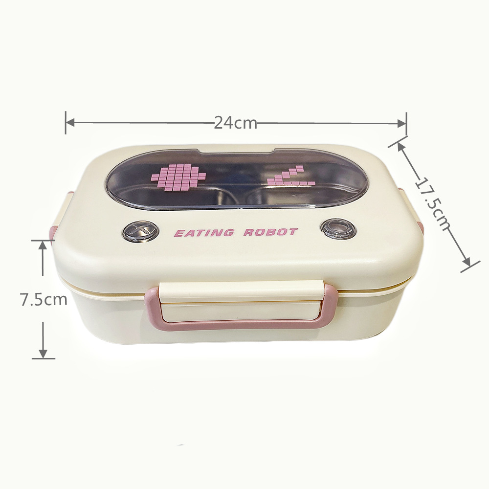 Caja Bento térmica de acero in - Meal Prep Lunch Boxes reseña y precio