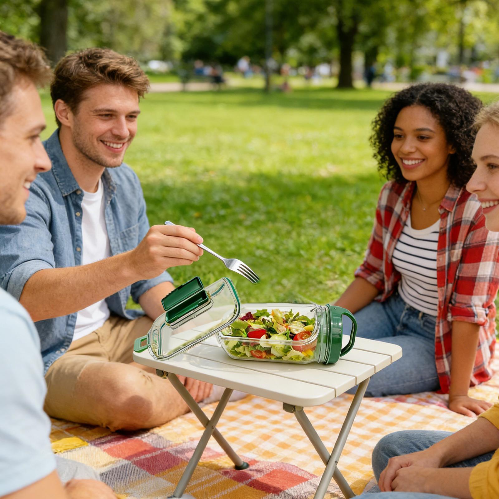 Contenedor de Ensalada Herméti - Meal Prep For Office reseña y precio