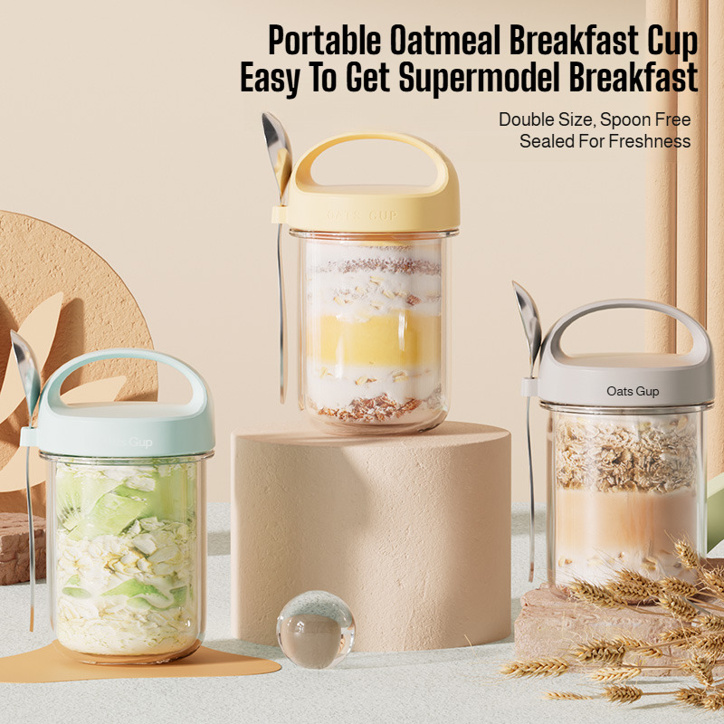 Taza Portátil para Desayuno, C - Meal Prep Diet reseña y precio