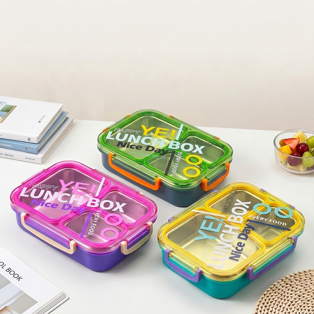 Lonchera Bento de Acero Inoxid - Meal Prep Lunch Boxes reseña y precio