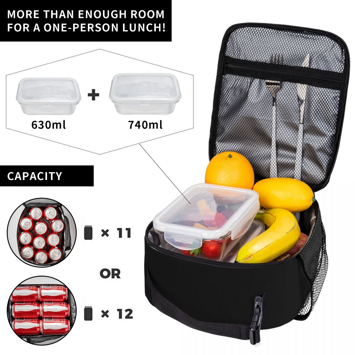 Bolsa de Almuerzo de Neopreno  - Meal Prep Diet reseña y precio